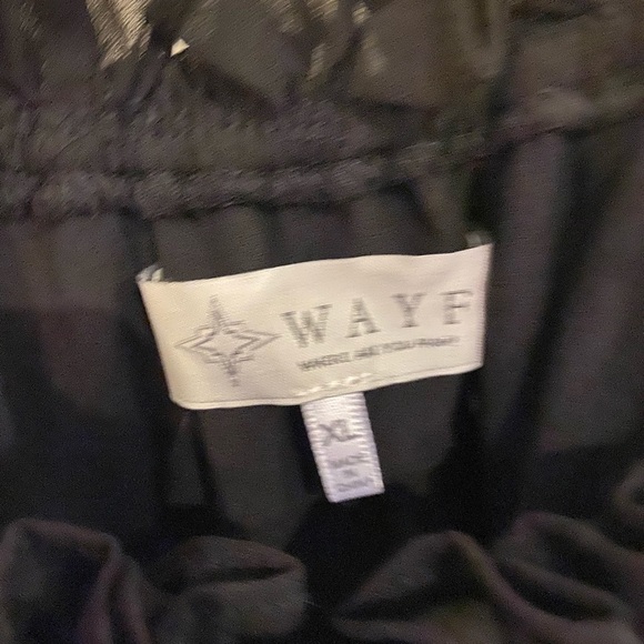 WAYF Toulon Tiered Ruffle Top 🖤 Nordstrom 🖤 XL 🖤 - Picture 3 of 5